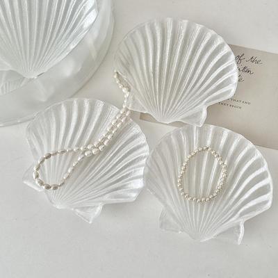 Retro Crystal Shell Entryway Tray - Home Decor Prop