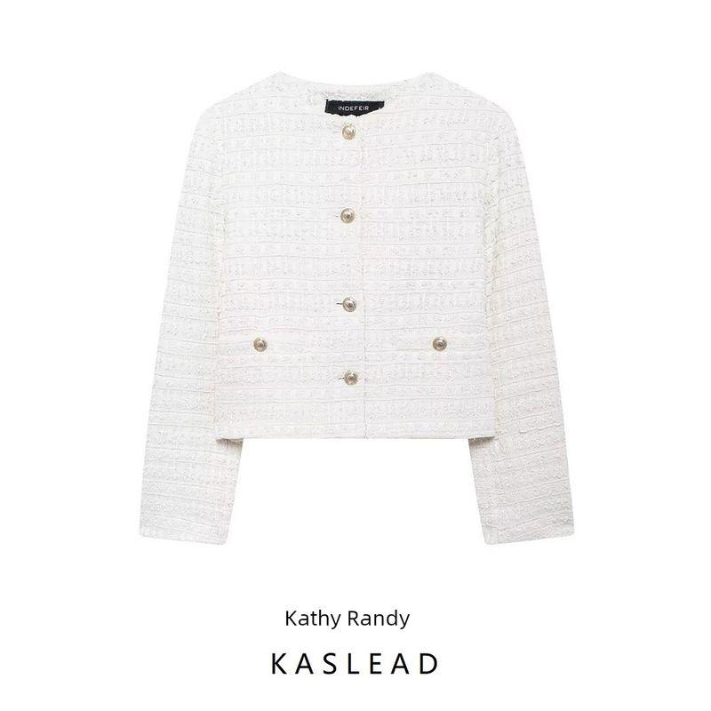 Kaslead New Arrival Women's Fashion Style Stylish Simple and Versatile Texture Suit Outwear 3046251