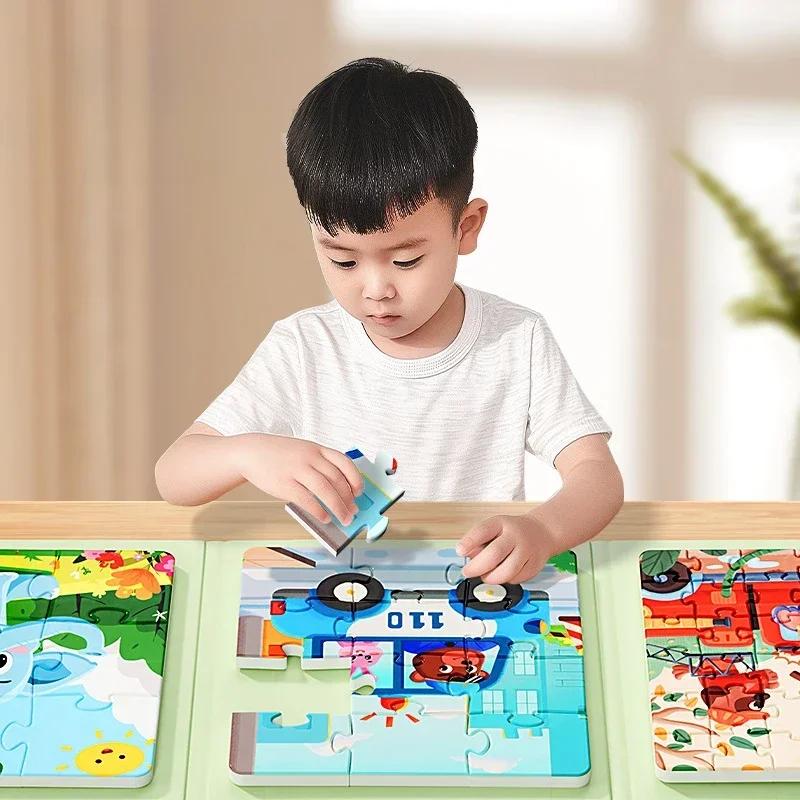 Dětské magnetické puzzle 3-6 let miminko vzdělávací hračky dětské Montessori miminko DIY hračky pro rané vzdělávání