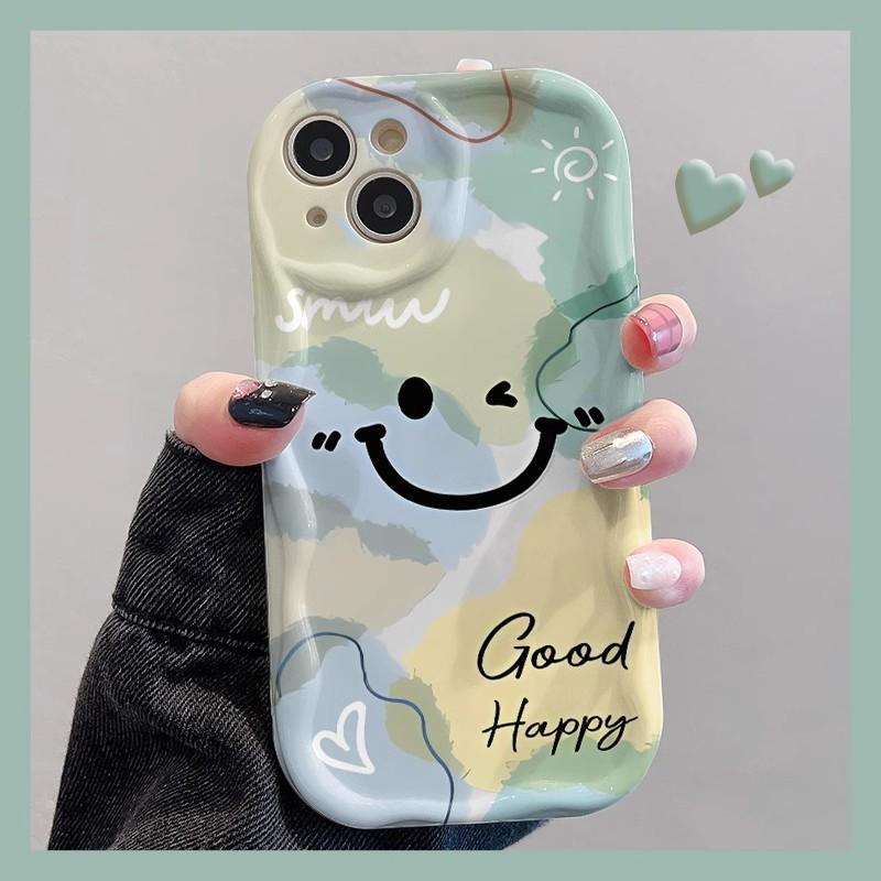 

Чехол для мобильного телефона Apple 16 Promax с улыбающимся лицом, креативный защитный чехол Honor, 13 Huawei Mat, подходит для Vivo iPhone 8