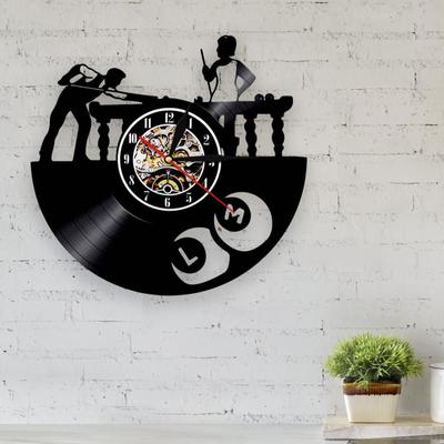 Vinyl Record Wall Clock Hanging Art Novelty Gift Ornament