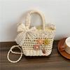 Summer Straw Woven Bucket Bag for Women - Niche Design Crossbody/Handheld Basket Tote