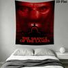 The Silence of the Lambs Wall Tapestry Aesthetic Wall Hanging Printed Fabric Blanket Decorative Tapestries for Bedroom Living Room Home Decor