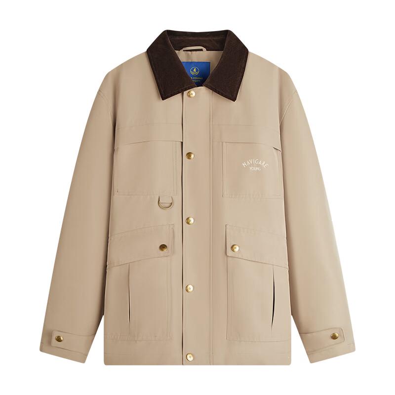 NVG.YOUNG Men's Casual Windproof Barn Jacket