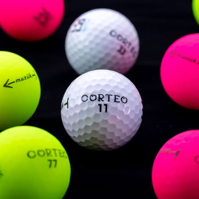 muziik Corteo 39 PLUS Golf Balls 1 Dozen Head Speed 39 or Less (Apple Green)