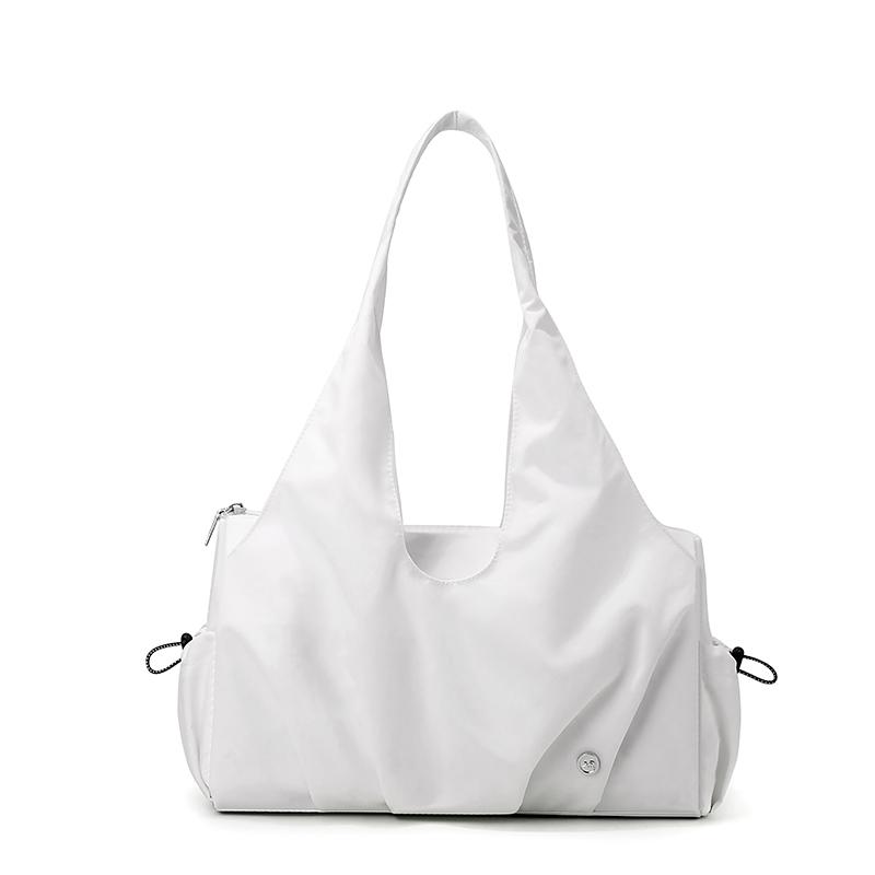 Women's Shoulder Bag Solid Color Handbag Water-Repellent Nylon Tote Bag