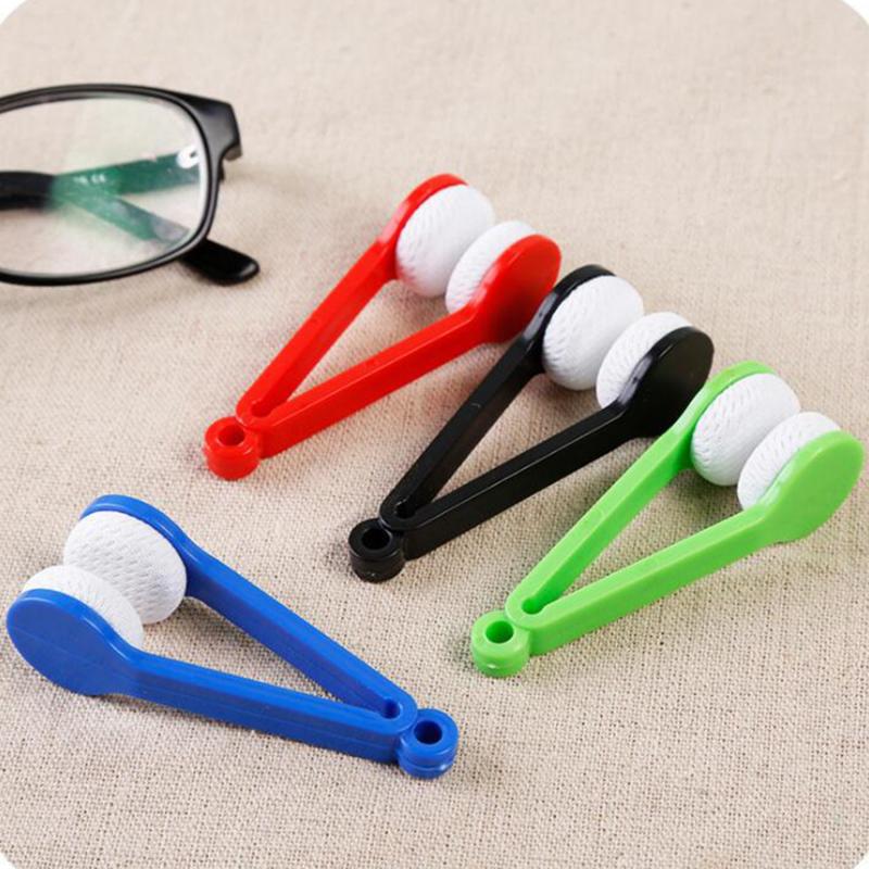 Limpiador de gafas multifuncional portátil, frotador para gafas, gafas de sol, cepillos limpiadores de microfibra, herramientas de limpieza Mini 1 Uds