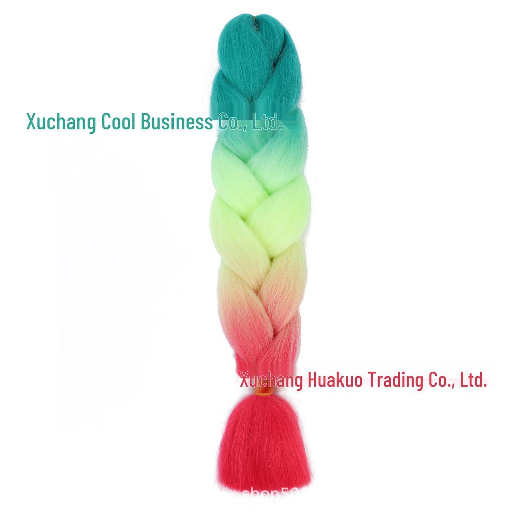 Three, Four, Five-Color Gradient High-Temp Fiber Jumbo Braid Material