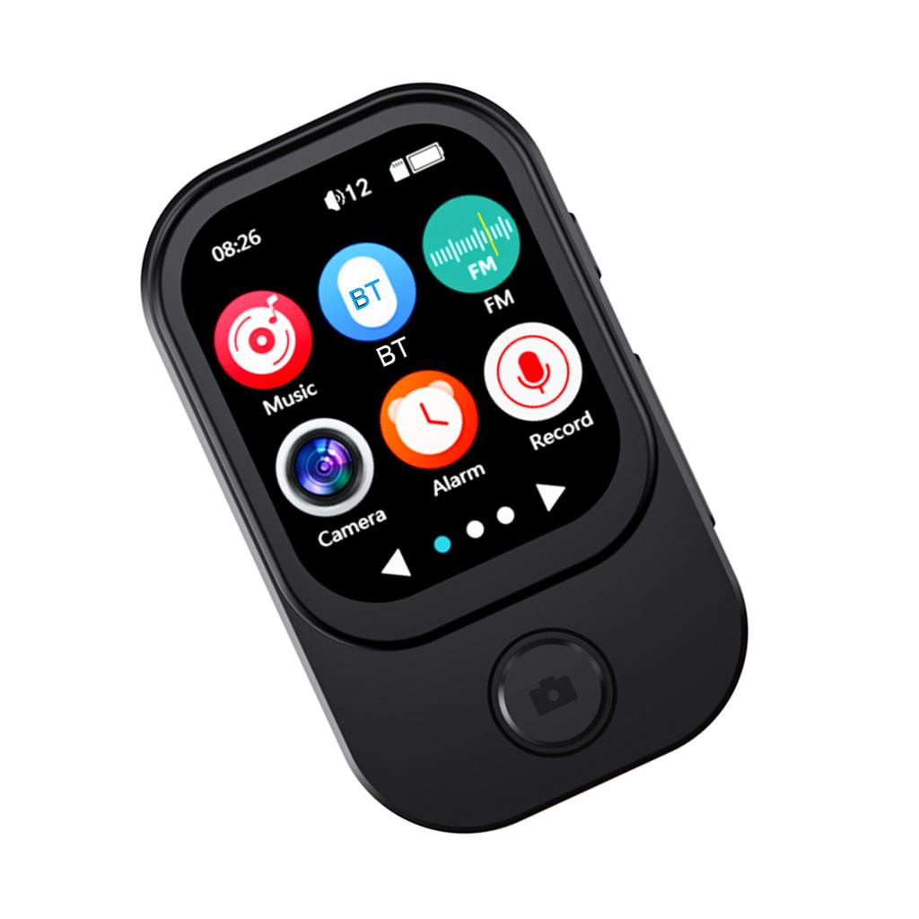 MP3 Music Player with Camera 2.01 Inch Touchscreen Metal Frame Portable Multi Function