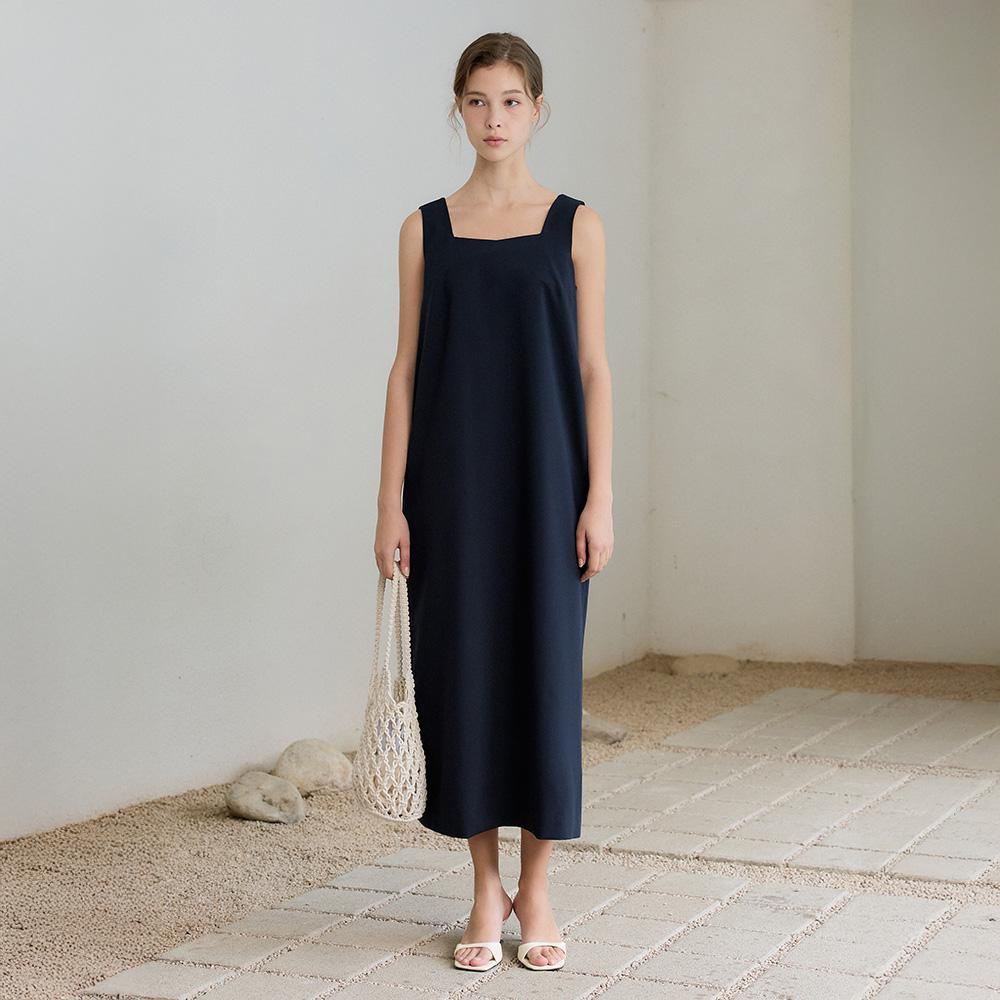 Mommet Delow Two-Way Sleeveless Dress Navy