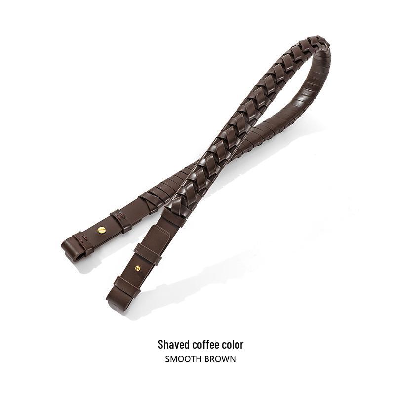 

Nevefull C-78 Top Layer Cowhide Woven Shoulder Strap for Bucket Bags