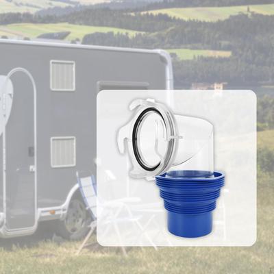 RV Kanalizační hadicové koleno Kompaktní Ochrana proti zápachu Stupňová armatura Rotace 90 Adaptér pro nádrž Tote
