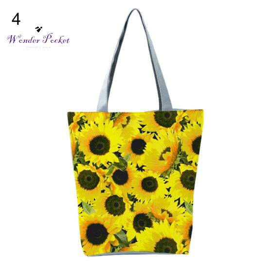 Отличная сумка через плечо яркая цветная красивая сумка для покупок с подсолнухом 4 953₽