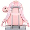 3pcs/set School Backpack for Girls Bookbag Elementary Middle School Bags Student Cute Plaid Backpack with Lunch Bag Pencil Bag