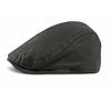 Retro PU Cap Men's Beret British Retro Progressive Cap Women's Peaked Cap