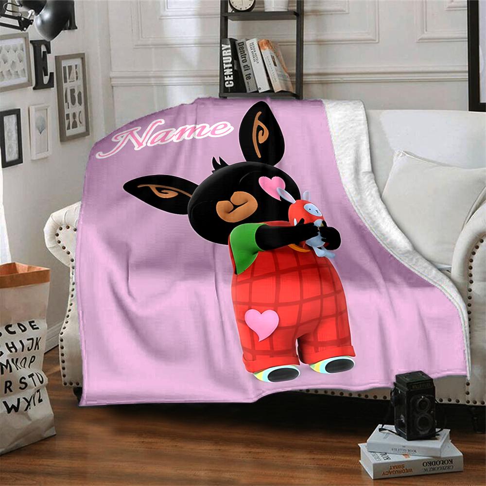 Custom Name Vampirina's Halloween Adventure Blanket for Couch & Bed, Plush Cozy Fuzzy Blanket Super Soft & Warm Blankets for Fall and Winter. 0908124