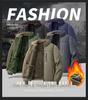 8918A Men's Thickened Fleece Outdoor Jacket - Autumn/Winter Sherpa Style