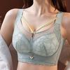 Women's Full Cup Bra Without Steel Ring Women's Gathering Adjustment Lace Collection Accessory Bra