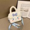 Plush * Bag Kuromi Melody Cartoon Anime Lightweight Handbag Crossbody Lovely Cute Storage Bag Women Girls Gift