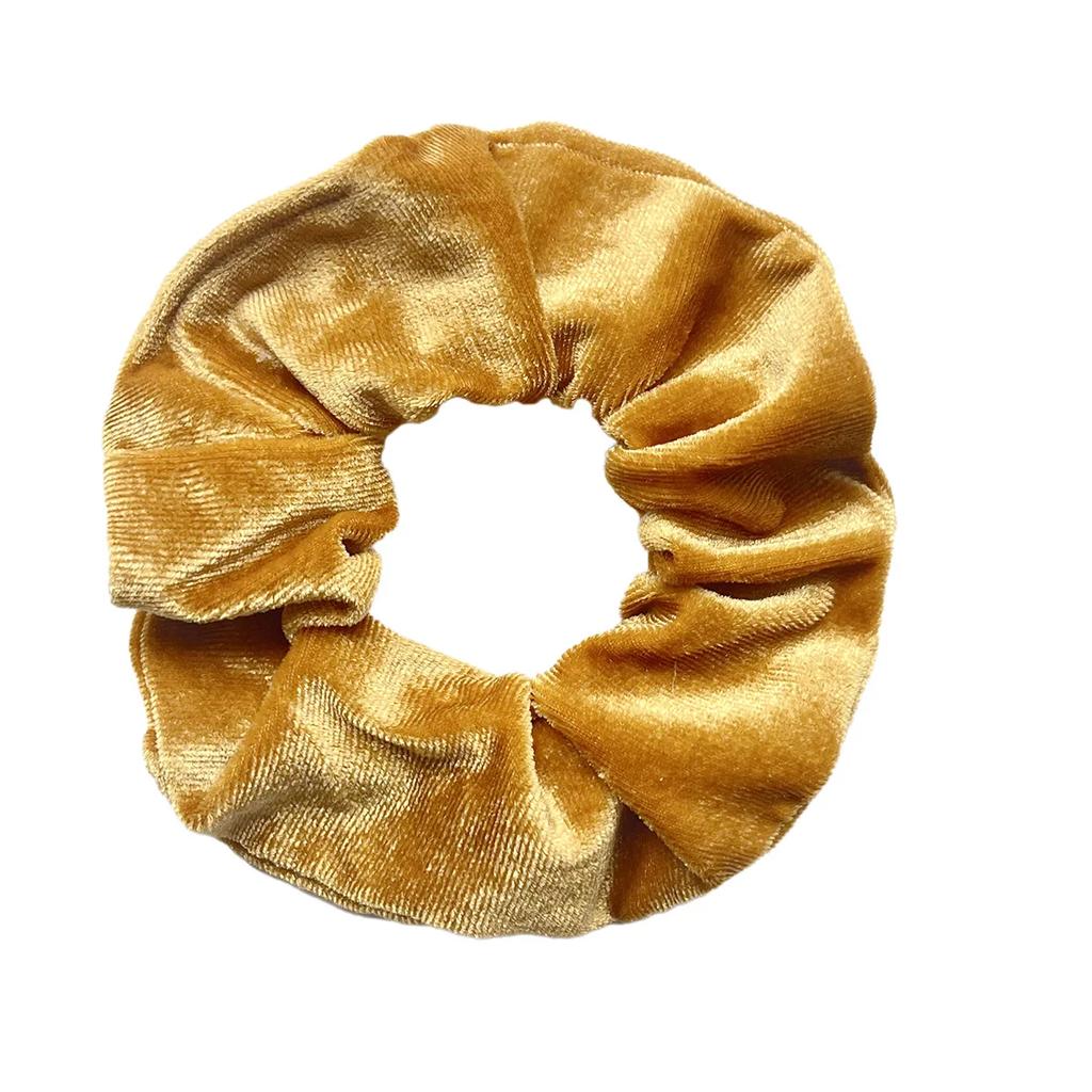 45 Colors Large Vintage Velvet Scrunchies Girls Elastic Hair Bands Ponytail Holder Ties Rubber Bands Fashion Women Accessories