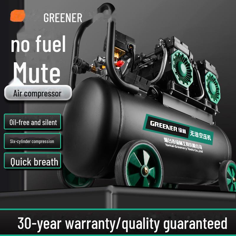 Green Forest Portable Silent Oil-Free High-Pressure Air Compressor