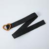 Fine 4Cmpp Grass Sweet Love Buckle Elastic Elastic Woven Belt Small Fragrant Decorative Dress Belt