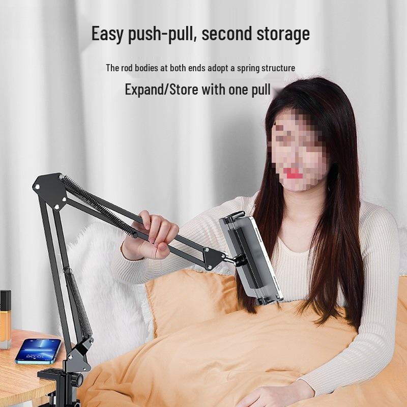 Adjustable Desktop Phone Holder: Bedside TV Arm for Dorms and Streaming