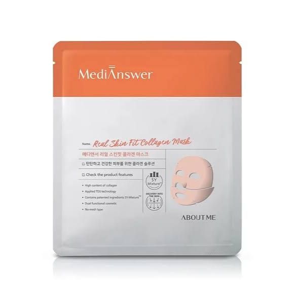 MediAnswer Mask (4ea = 1box) / 1sheet Fit Collagen 1sheet