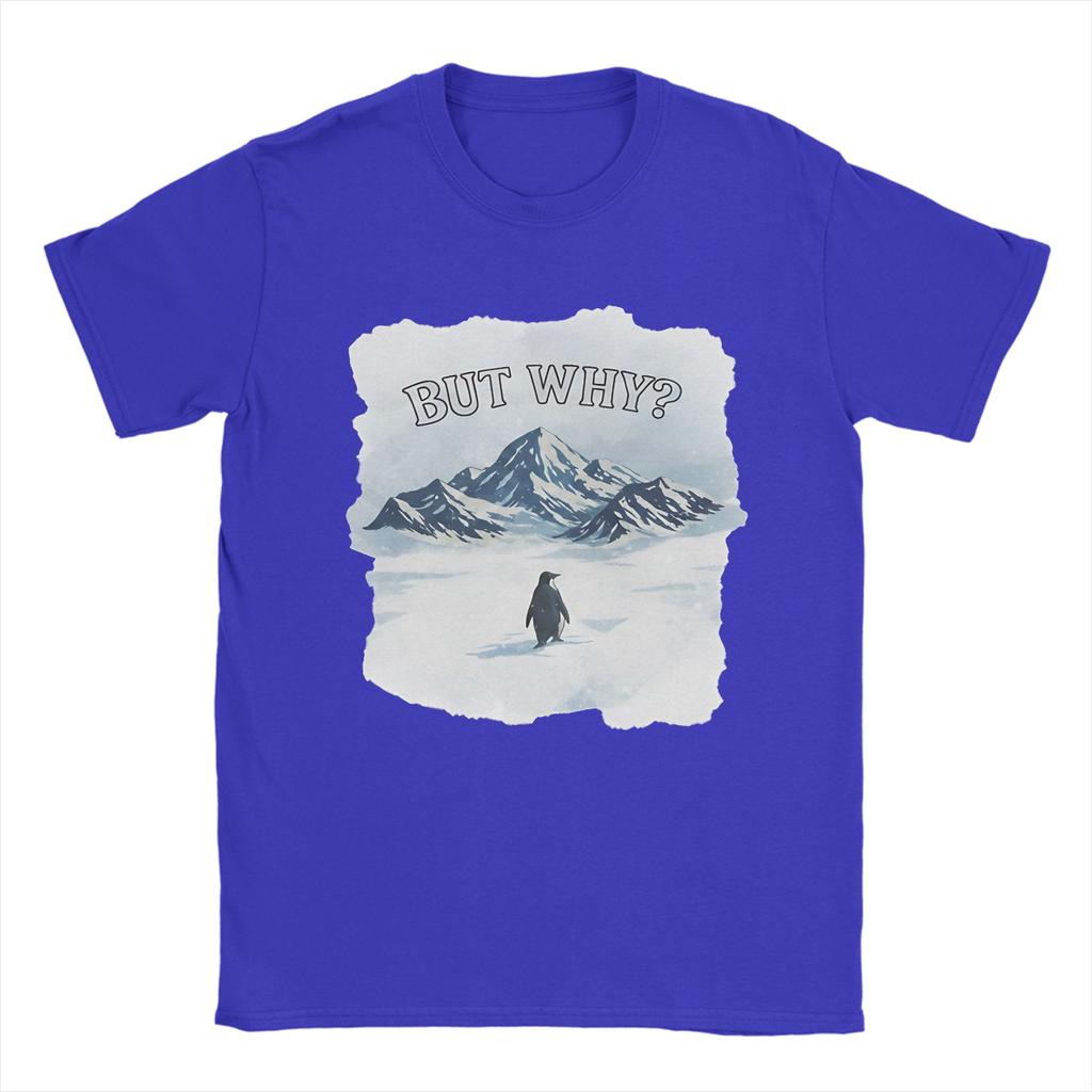 Oversized T Shirt Summer Funny Nihilist Penguin But Why   Hip Hop TShirts  Pure Cotton Tshirt for Unisex Y2K Retro Print Top Tees