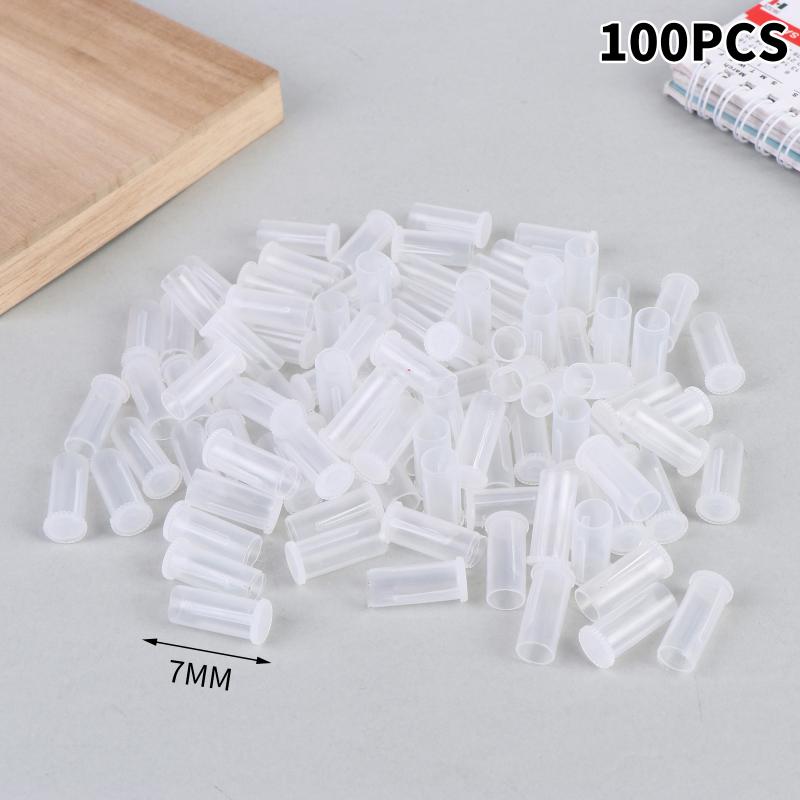 Injector Dust Caps 100Pcs 7mm 9mm Universal Diesel Nozzle Cover Set for Engine Service Workshop
