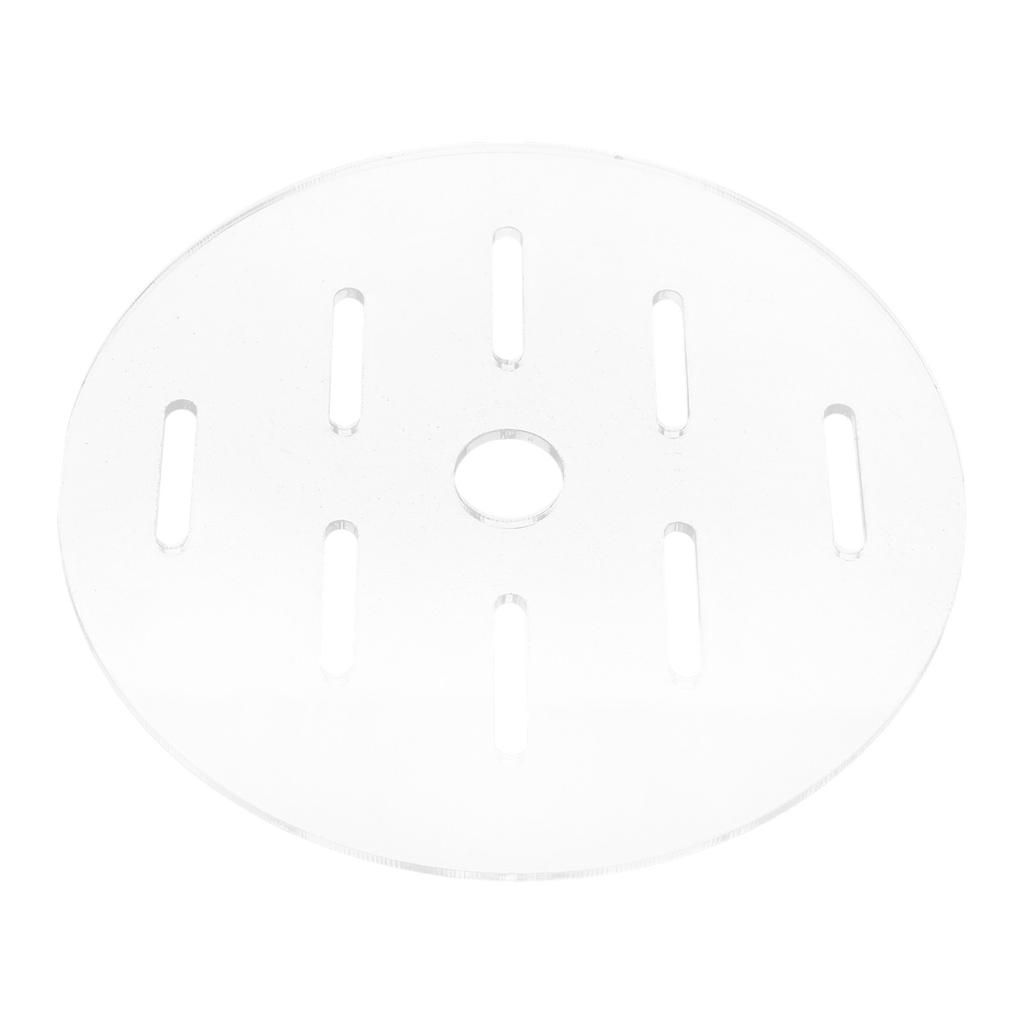 18Cm Round Acrylic Aquarium Cover Anti-Jumping Fish Tank Lid Clear Secure Fit for Turtle Shrimp Reptile Tanks Indoor Aquatic