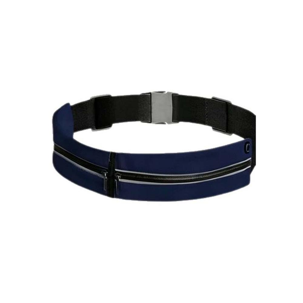 

Elastic Sports Waist Bag Waterproof Mobile Phone Bag Gym Bag Running Belt Fanny Pack Hiking темно-синий