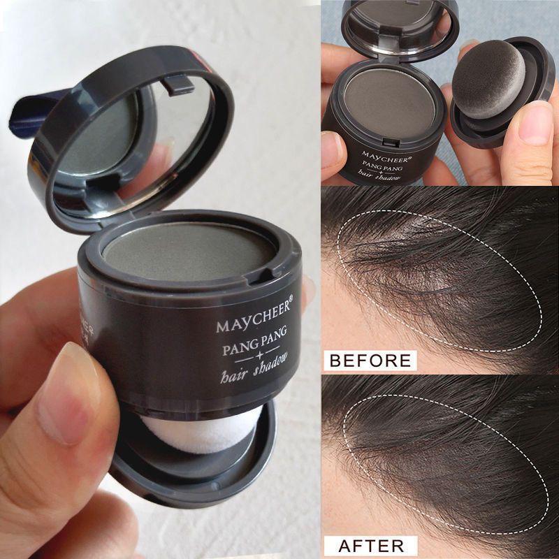 MAYCHEER Hairline Shadow: Hairline and Temple Contour Powder for Filling Forehead Edges.