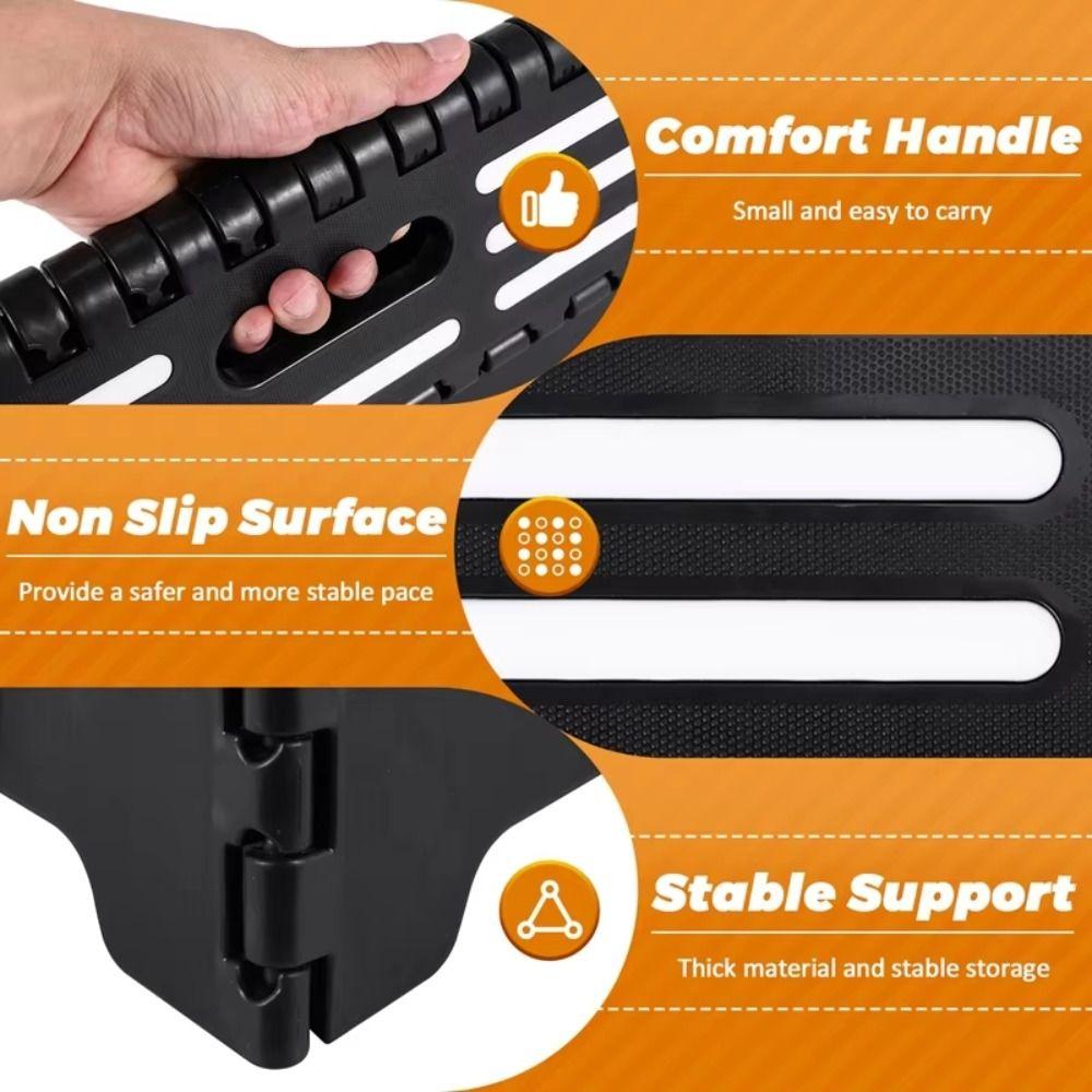 Folding One Step Stool Safety Portable Step Riser Convinient High Rise Stair  Outdoor