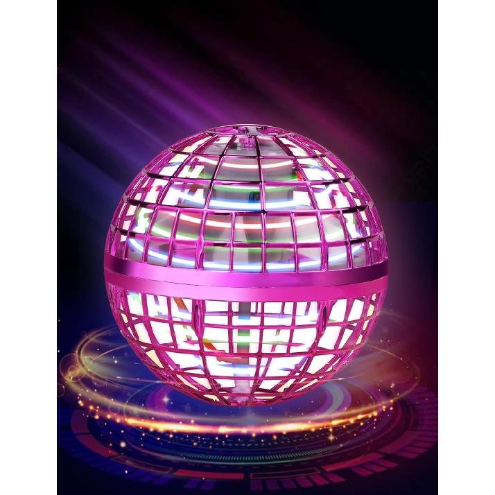 Galaxy Ball 2024 Upgraded, 2Pack Hand-Controlled Flying Orb Ball Toy, Boomerang Ball Fly Fidget Spinner for Kids, Cosmic Globe 360°Rotating Spinning