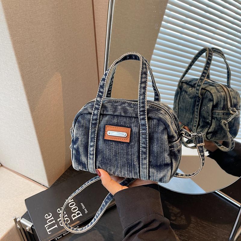 Women's Denim Bag Shoulder Bag Small Square Bag