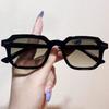 Vintage Square Sunglasses Woman Fashion Retro Sun Glasses Female Blue Mirror Eyewear Brand Designer Gradient