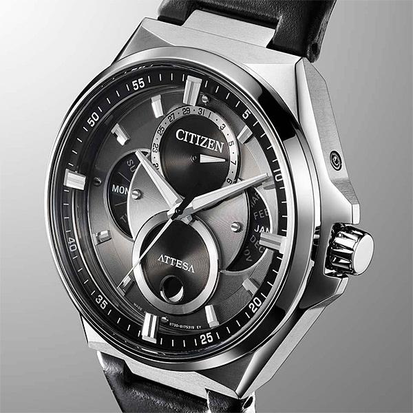 Citizen BU0060-09H ( Se ATTESA ACT Line Eco-Drive Ring Solar Triple Calendar Månefase) Rund
