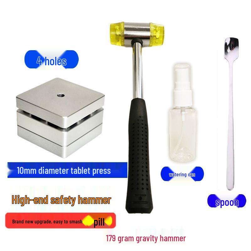 Ręczna prasa do tabletek do medycyny chińskiej i zachodniej, forma na proszek Sanqi, 10 mm