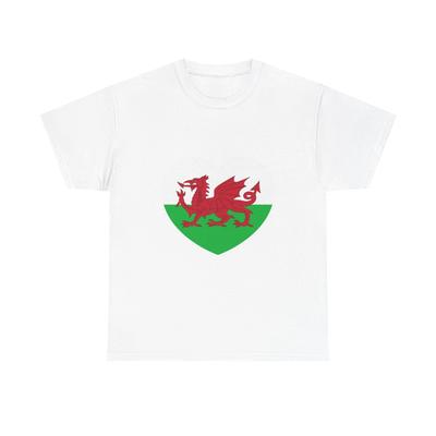 Heart Flag of Wales - T Shirt
