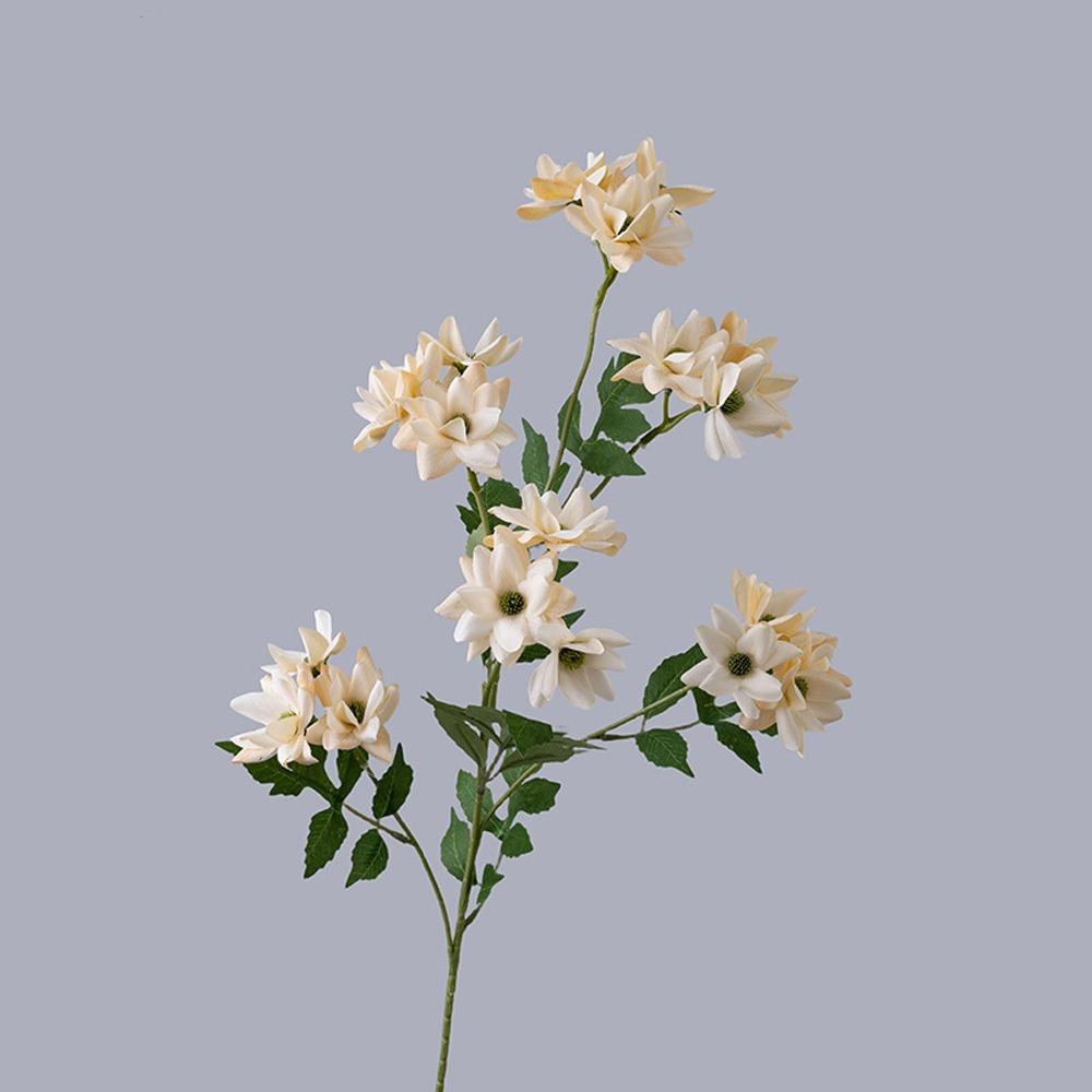 

Красивый шелковый симулятор жасмина Элегантный искусственный цветок Искусственные цветы жасмина Садовый декор шампанского