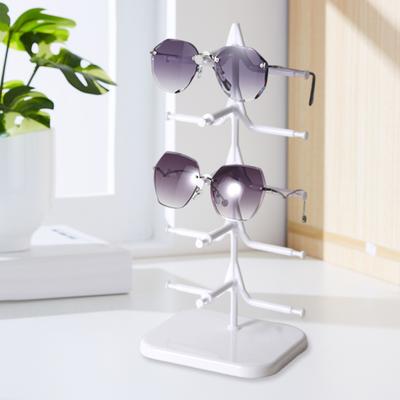 Yousheng Sunglasses Organizer Heavy Duty 5/10 Pairs Glasses Display Rack Space Saving Heavy Duty Single/Dual Row Desktop Eyewear Storage Stand Holder