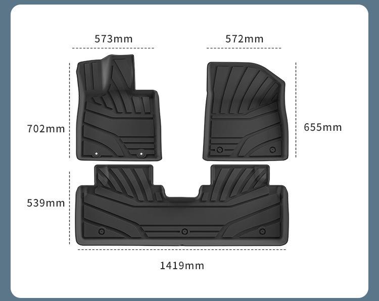TPE Floor Mats & Trunk Liner for BYD Han L EV (25 Models)