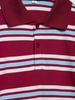 2025 Women's College Style Striped Polo Collar Slim Fit T-Shirt