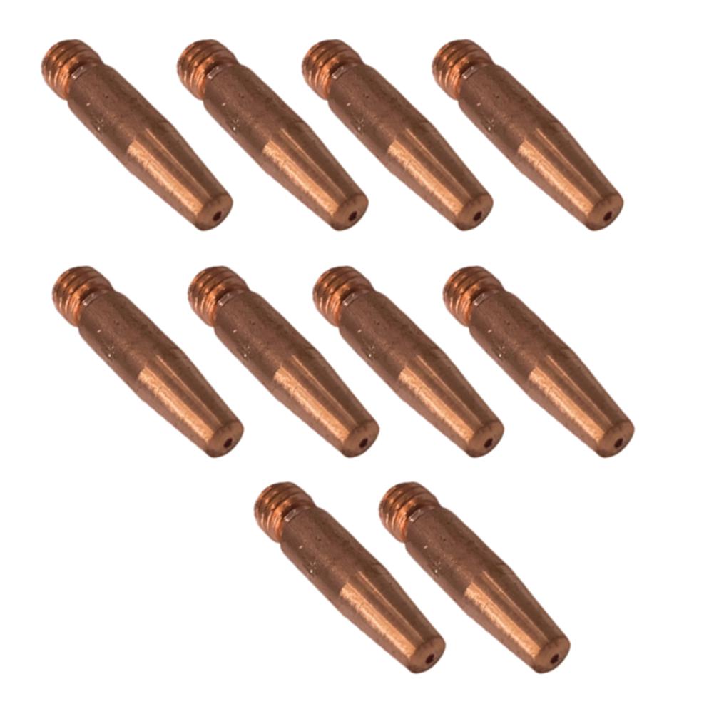 For MIG Welding MIG Welding Tips 11T Compatible Tips MIG Welding Gas Compatible Nozzle As The Picture Copper Alloy Material