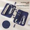 Hair Curling Iron Storage Bag Travel Felt Hair Straightener Storage Bag Flat Iron Organizer Pouch Curling Iron Insulation Mat