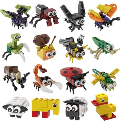 Nuovi Blocchi da Costruzione MOC Foresta di Insetti Giocattoli Collezione Bambini Souvenir Regalo Gioco di Finzione Decorazione Ragazzo Ragazza Città