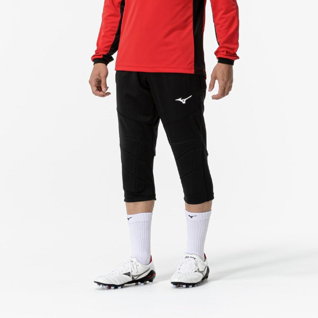 Mizuno Soccer Goalkeeper Training Pants, Easy to Move in, Black, P2MBC076
