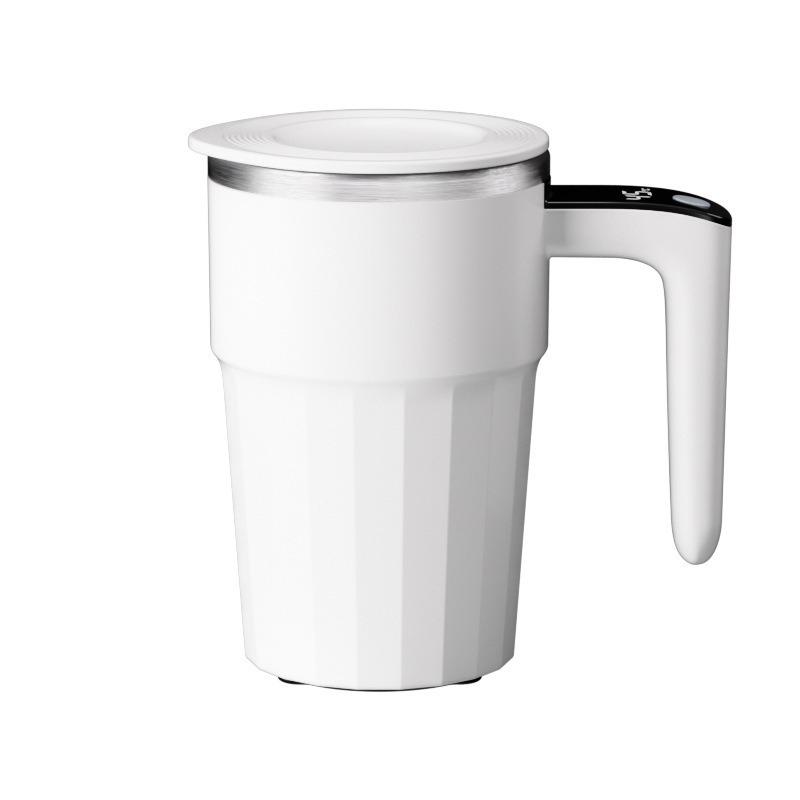 Przenożny kubek do mieszania kawy ze stali nierdzewnej 304, ładowany przez USB, do domu