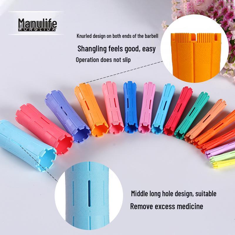 Manlida Thickened Perm Rods for Pear Flower Curls - Hairdressing Tools